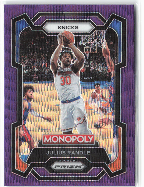 2023-24 Panini Prizm Monopoly #58 Julius Randle Purple