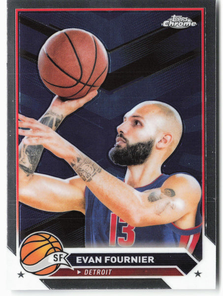 2023-24 Topps Chrome #106 Evan Fournier