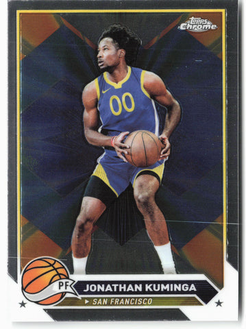 2023-24 Topps Chrome #122 Jonathan Kuminga