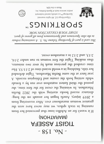 
2024 Sportkings Volume 5 #158 Tigist Assefa