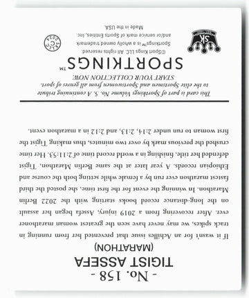 
2024 Sportkings Volume 5 #158 Tigist Assefa Mini