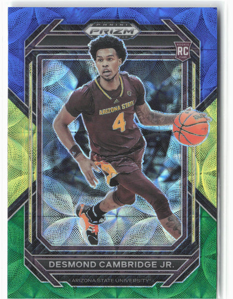 2023 Panini Prizm Draft Picks #41 Desmond Cambridge Jr. Choice Blue/Yellow/Green