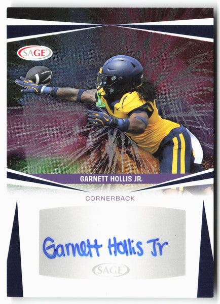 2025 SAGE HIT Low Series #A-GHJ Garnett Hollis Jr. Autographs Blue