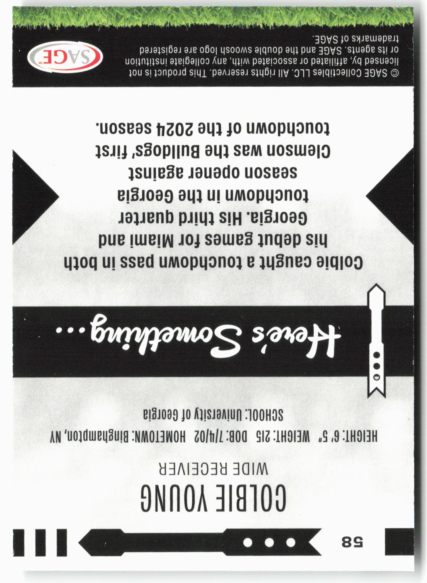 2025 SAGE HIT Low Series #58 Colbie Young