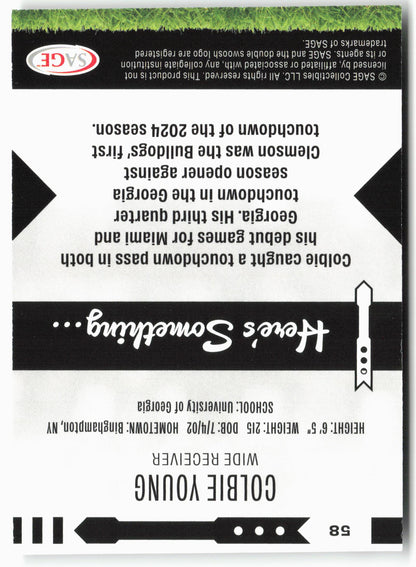 2025 SAGE HIT Low Series #58 Colbie Young Gold