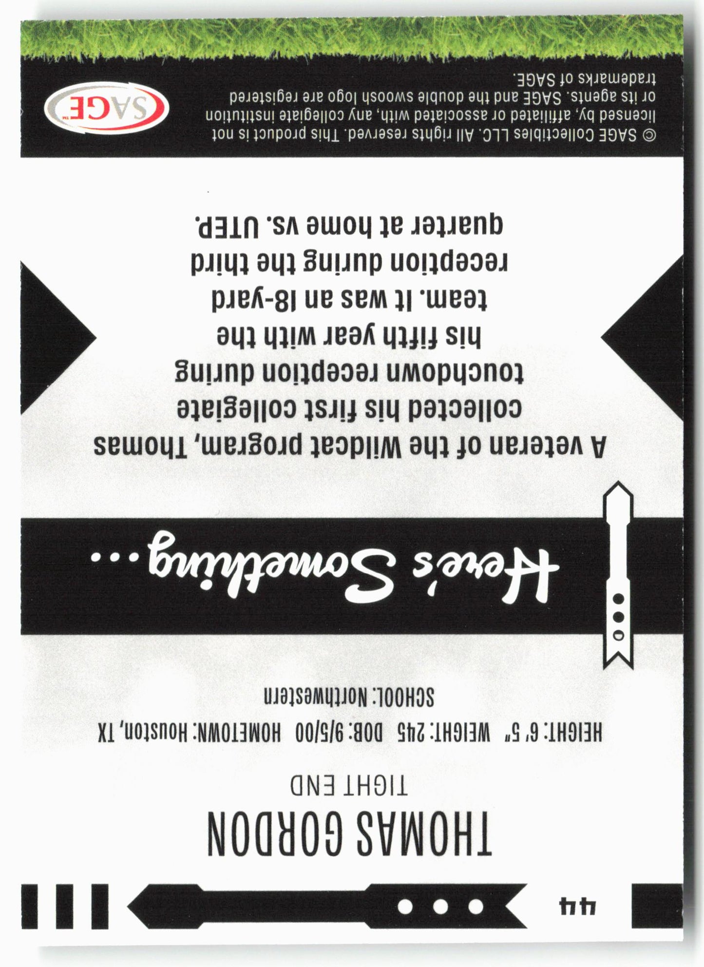 2025 SAGE HIT Low Series #44 Thomas Gordon Gold