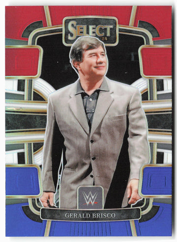 
2024 Panini Select WWE #41 Gerald Brisco Red and Blue Prizms