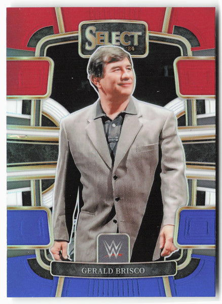 2024 Panini Select WWE #41 Gerald Brisco Red and Blue Prizms