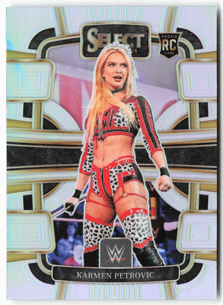 2024 Panini Select WWE #8 Karmen Petrovic Silver Prizms