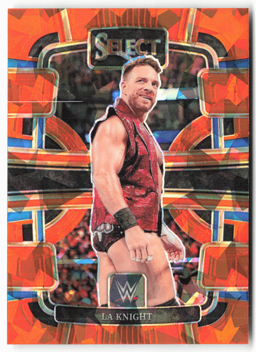 
2024 Panini Select WWE #74 LA Knight Orange Ice Prizms