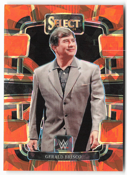 2024 Panini Select WWE #41 Gerald Brisco Orange Ice Prizms