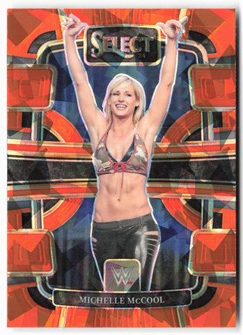 2024 Panini Select WWE #53 Michelle McCool Orange Ice Prizms