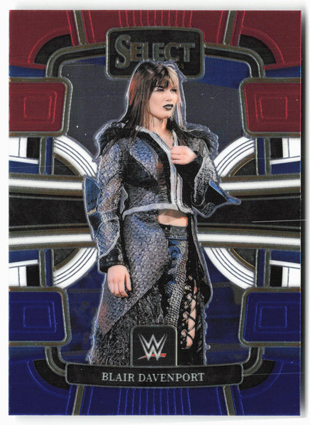 2024 Panini Select WWE #4 Blair Davenport Red and Blue