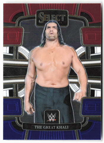 2024 Panini Select WWE #51 The Great Khali Red and Blue