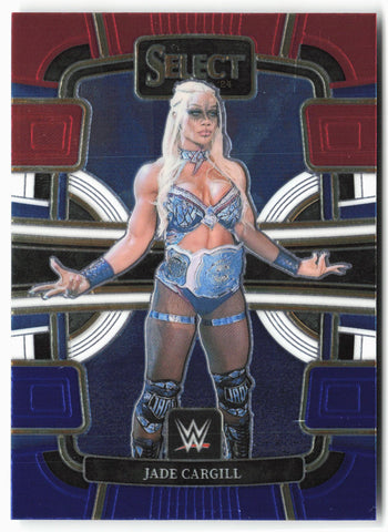 2024 Panini Select WWE #54 Jade Cargill Red and Blue