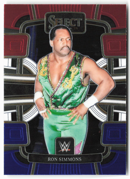 2024 Panini Select WWE #15 Ron Simmons Red and Blue