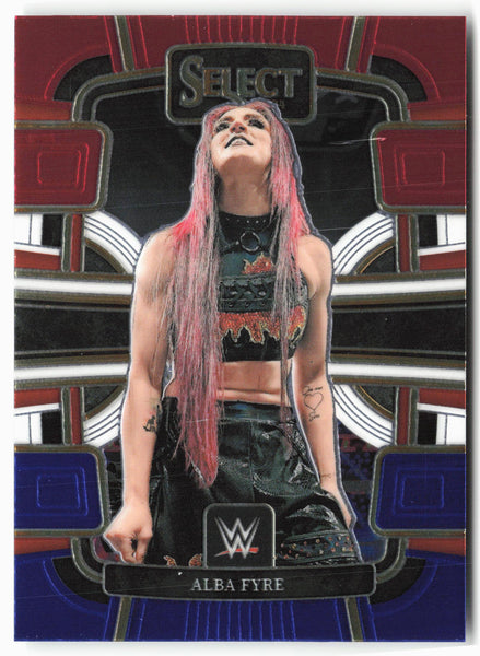 2024 Panini Select WWE #78 Alba Fyre Red and Blue