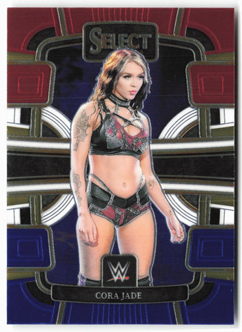 2024 Panini Select WWE #67 Cora Jade Red and Blue