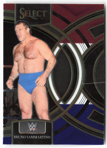 2024 Panini Select WWE #183 Bruno Sammartino Red and Blue