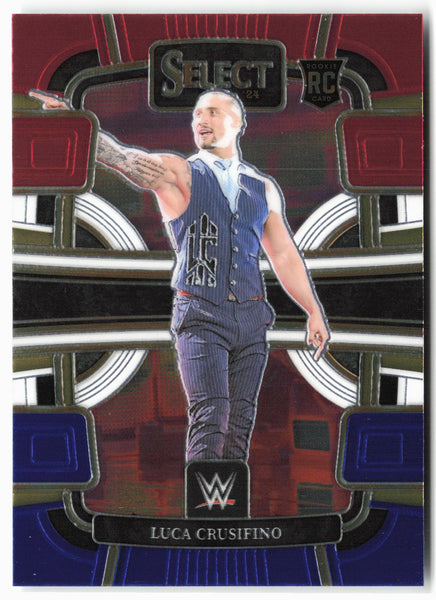 2024 Panini Select WWE #28 Luca Crusifino Red and Blue