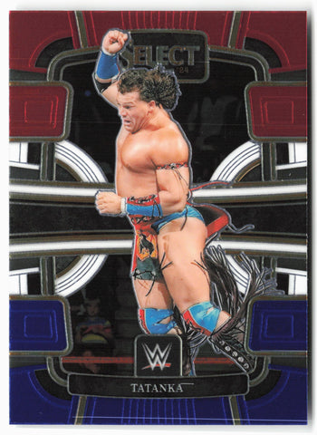 2024 Panini Select WWE #55 Tatanka Red and Blue