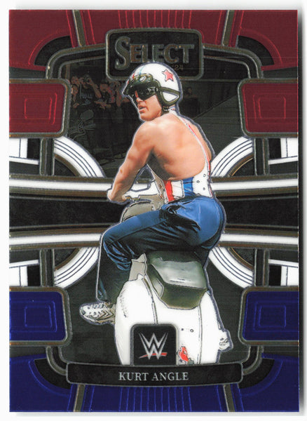 2024 Panini Select WWE #43 Kurt Angle Red and Blue