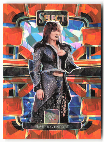 2024 Panini Select WWE #4 Blair Davenport Orange Ice Prizms