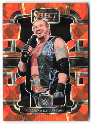 2024 Panini Select WWE #89 Diamond Dallas Page Orange Ice Prizms