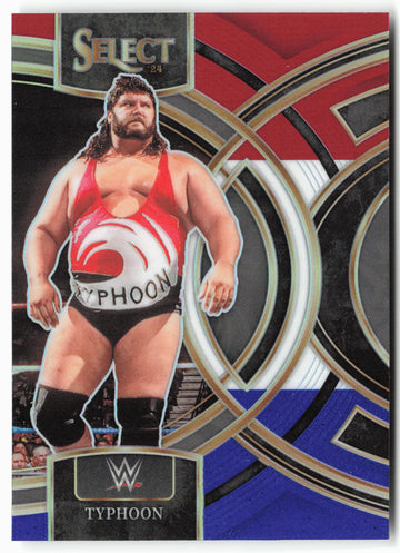 
2024 Panini Select WWE #138 Typhoon Red and Blue Prizms