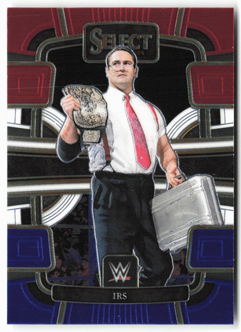 2024 Panini Select WWE #91 IRS Red and Blue