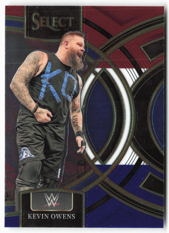 2024 Panini Select WWE #160 Kevin Owens Red and Blue