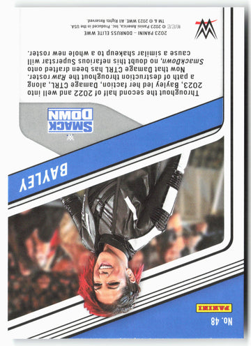 
2023 Donruss Elite WWE #48 Bayley
