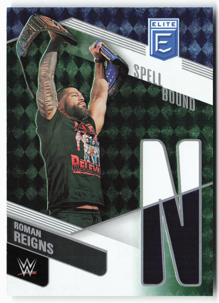 2023 Donruss Elite WWE #5 Roman Reigns Spellbound Green