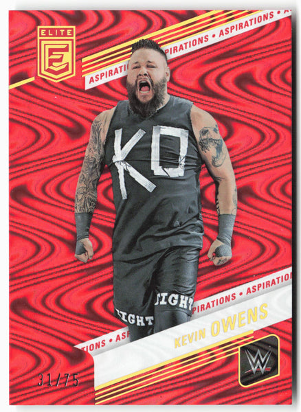 2023 Donruss Elite WWE #100 Kevin Owens Aspirations Swirl