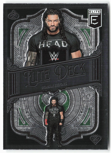 
2023 Donruss Elite WWE #1 Roman Reigns Elite Deck Green