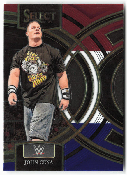 2024 Panini Select WWE #130 John Cena Red and Blue