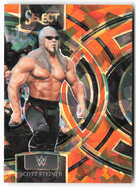 2024 Panini Select WWE #184 Scott Steiner Orange Ice Prizms