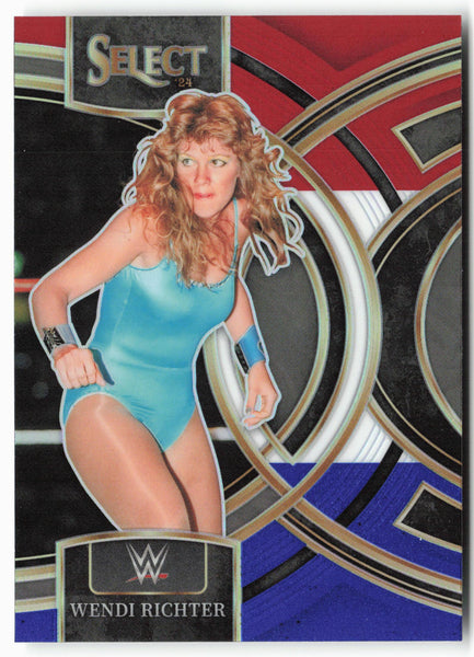 2024 Panini Select WWE #168 Wendi Richter Red and Blue Prizms