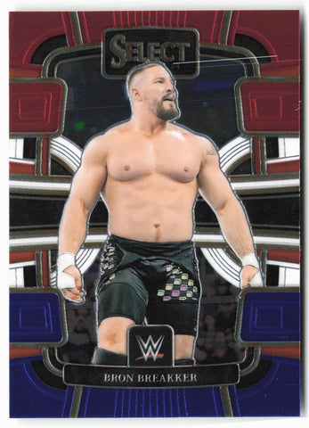 2024 Panini Select WWE #98 Bron Breakker Red and Blue