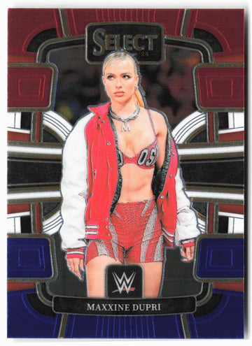 
2024 Panini Select WWE #2 Maxxine Dupri Red and Blue
