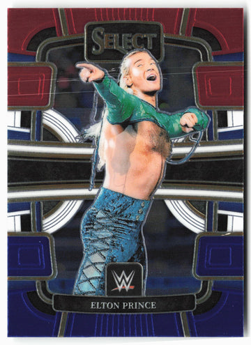 
2024 Panini Select WWE #34 Elton Prince Red and Blue