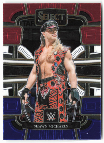 2024 Panini Select WWE #25 Shawn Michaels Red and Blue