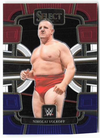 2024 Panini Select WWE #73 Nikolai Volkoff Red and Blue