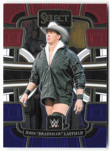 
2024 Panini Select WWE #3 John "Bradshaw" Layfield Red and Blue
