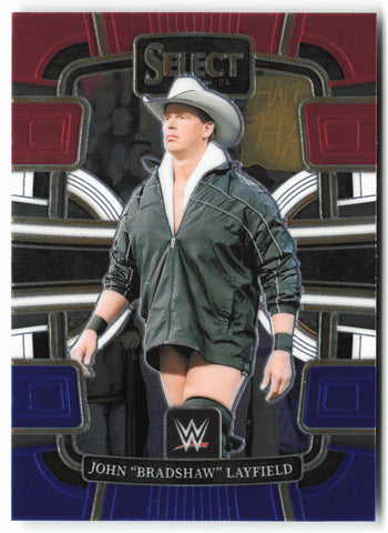 2024 Panini Select WWE #3 John "Bradshaw" Layfield Red and Blue