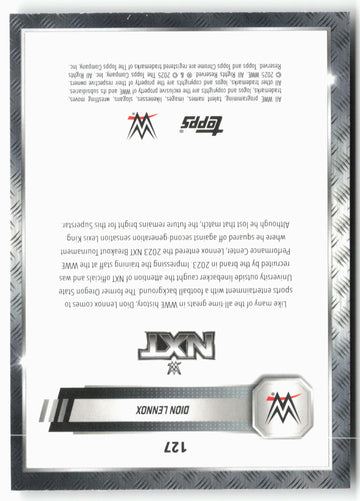 
2025 Topps Chrome WWE #127 Dion Lennox