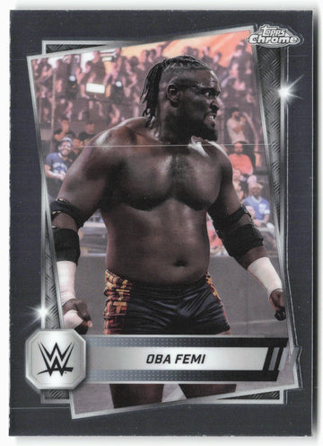 
2025 Topps Chrome WWE #113 Oba Femi