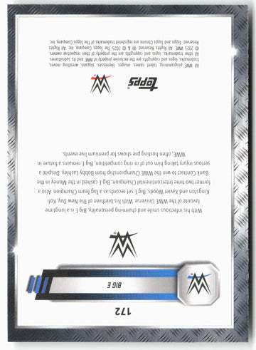 
2025 Topps Chrome WWE #172 Big E