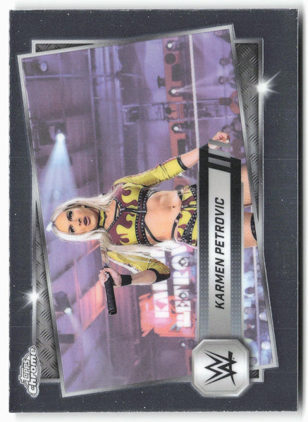 2025 Topps Chrome WWE #110 Karmen Petrovic