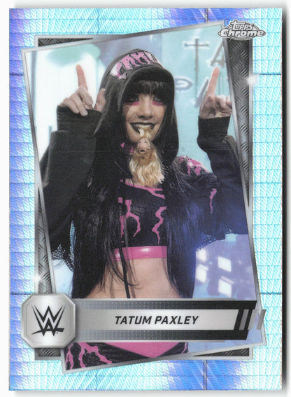2025 Topps Chrome WWE #105 Tatum Paxley Prism Refractor
